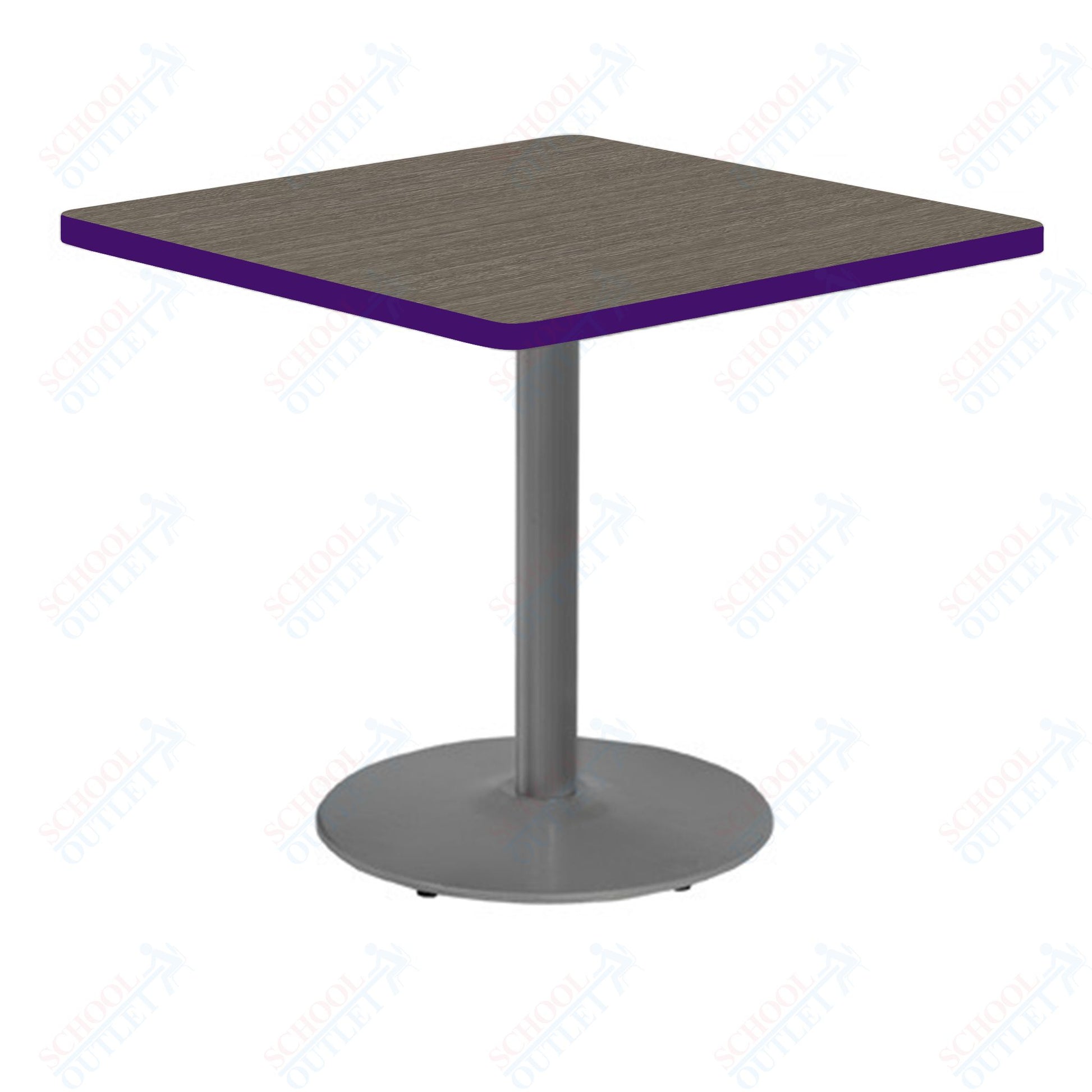 Marco 30" Square Cafe Table 29" Height Gray Base (MG2511 - M229) - SchoolOutlet