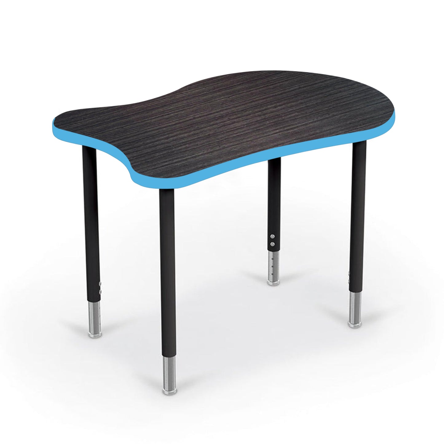 Mooreco Hierarchy Fender by MooreCo Desk (Standard) Adjustable Height 22" - 32" - Black Legs