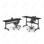 Mooreco Adjustable Height Flipper Table - Rectangle - 60