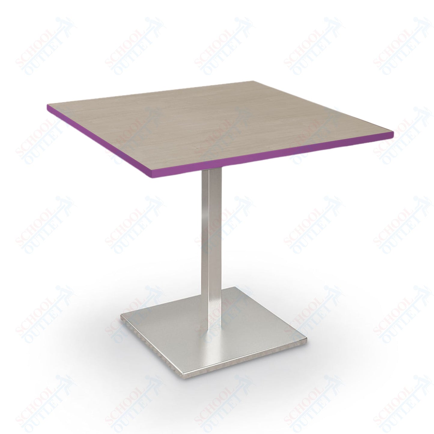 Height Adjustable Height Bistro Table (Square) - 32"W x 32"D x 30"-38"H - 91189