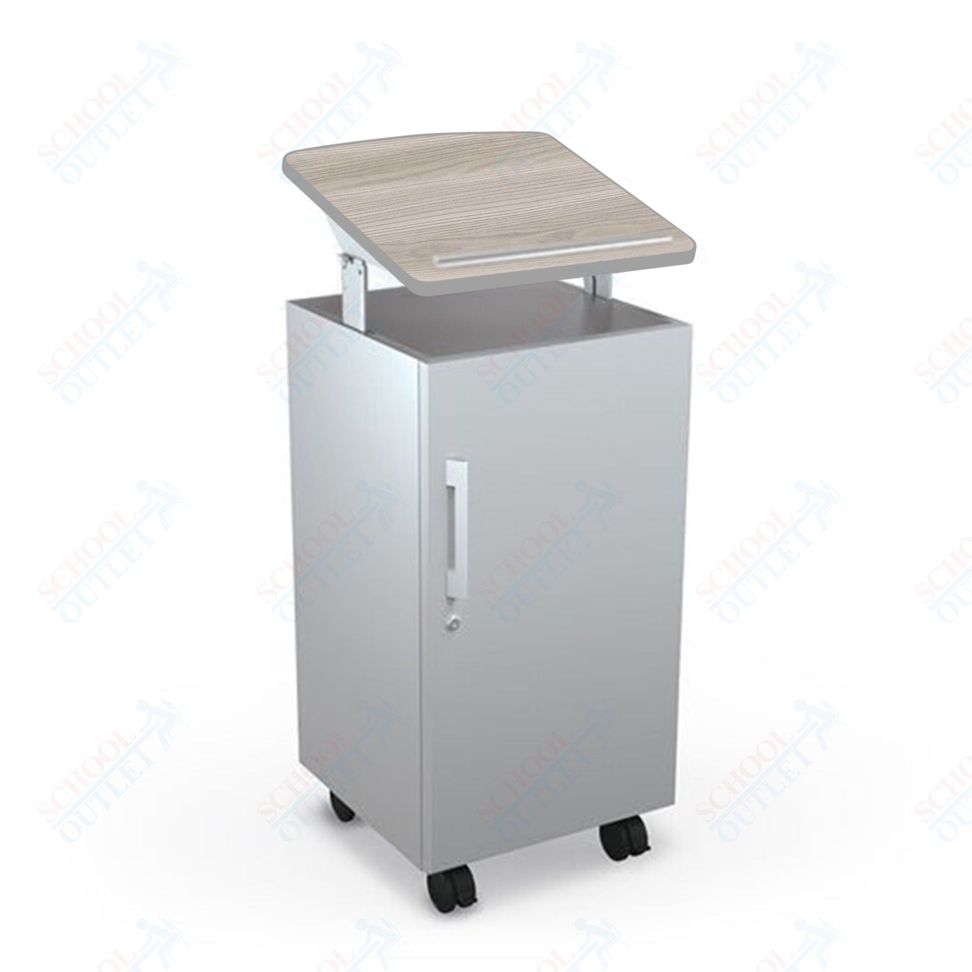 Mooreco Avid Podium - 43" - 49"H x 19.8"W x 20.8"D (Mooreco 91198) - SchoolOutlet