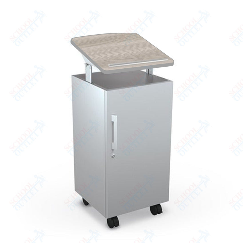 Mooreco Avid Podium - 43" - 49"H x 19.8"W x 20.8"D (Mooreco 91198) - SchoolOutlet