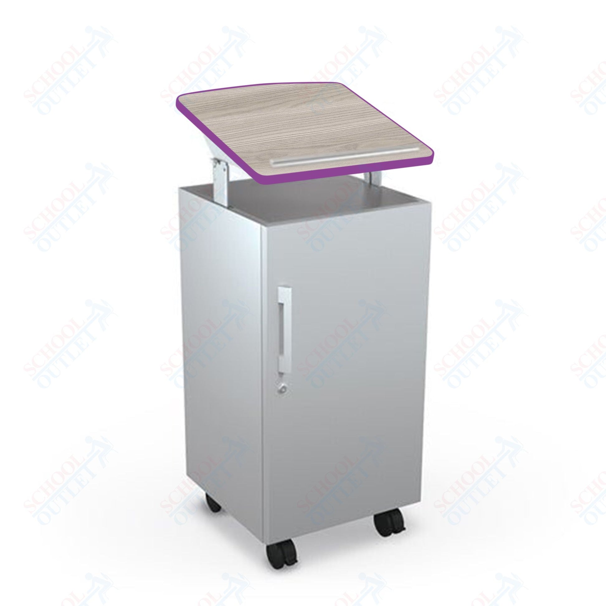 Mooreco Avid Podium - 43" - 49"H x 19.8"W x 20.8"D (Mooreco 91198) - SchoolOutlet
