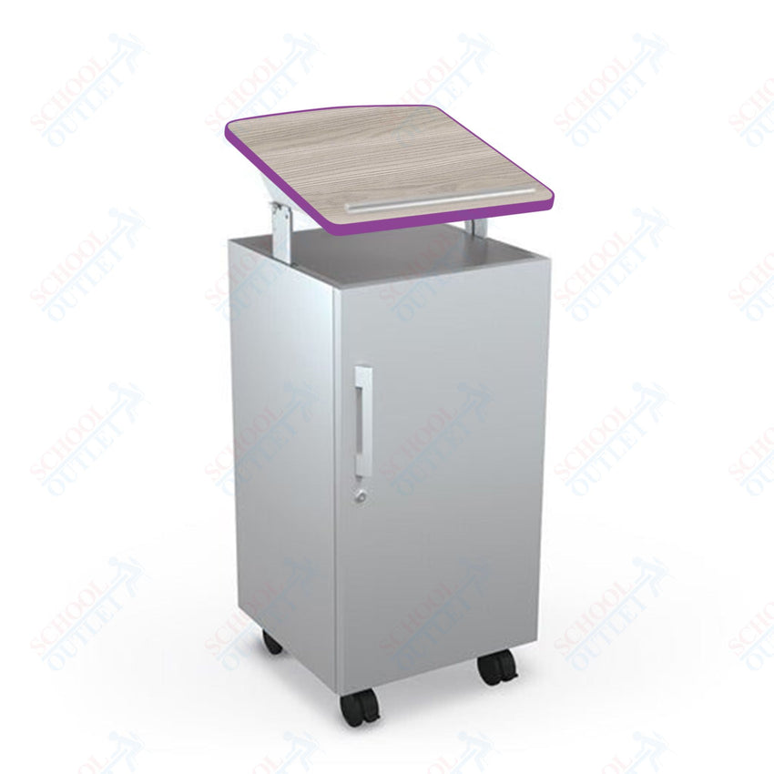 Mooreco Avid Podium - 43" - 49"H x 19.8"W x 20.8"D (Mooreco 91198) - SchoolOutlet