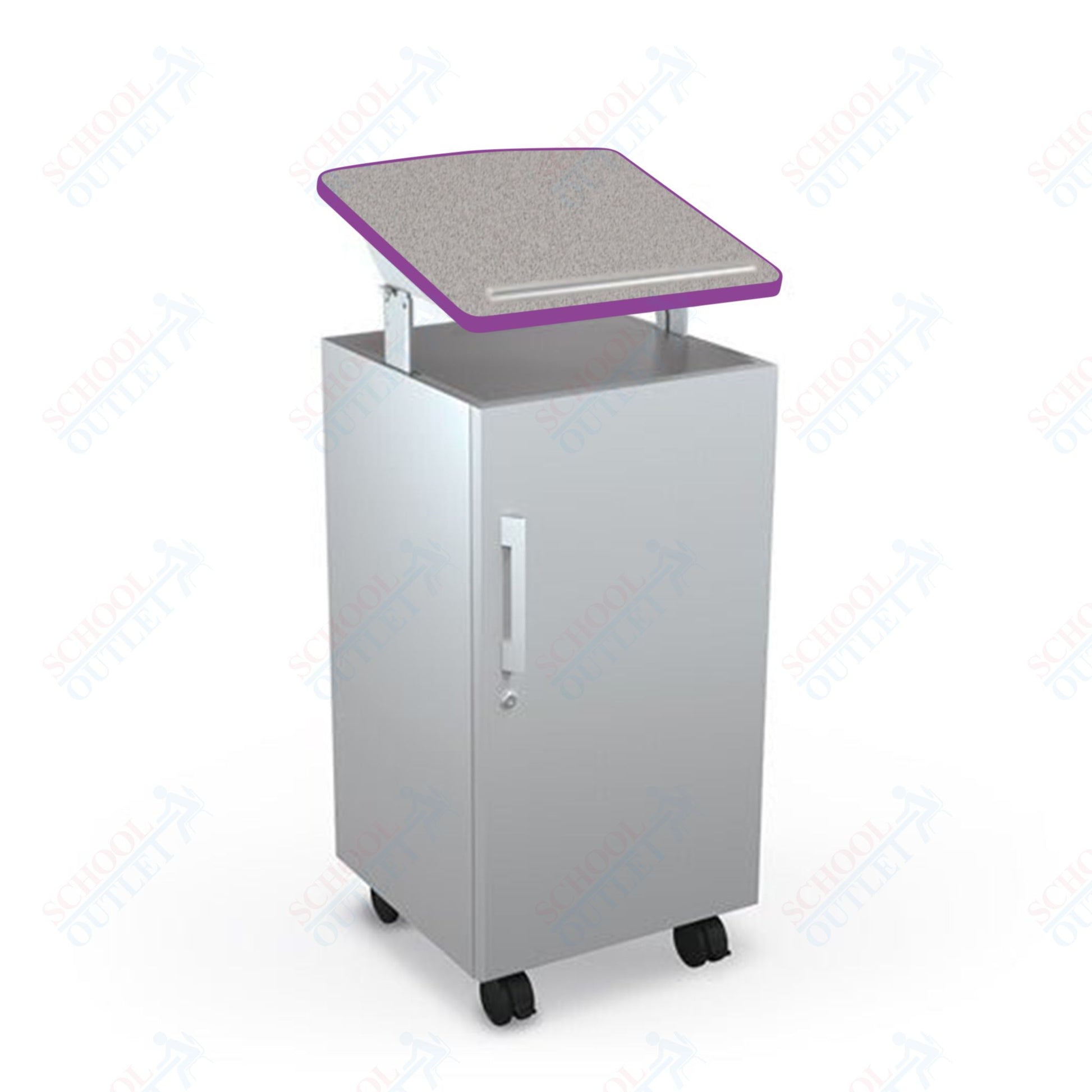 Mooreco Avid Podium - 43" - 49"H x 19.8"W x 20.8"D (Mooreco 91198) - SchoolOutlet