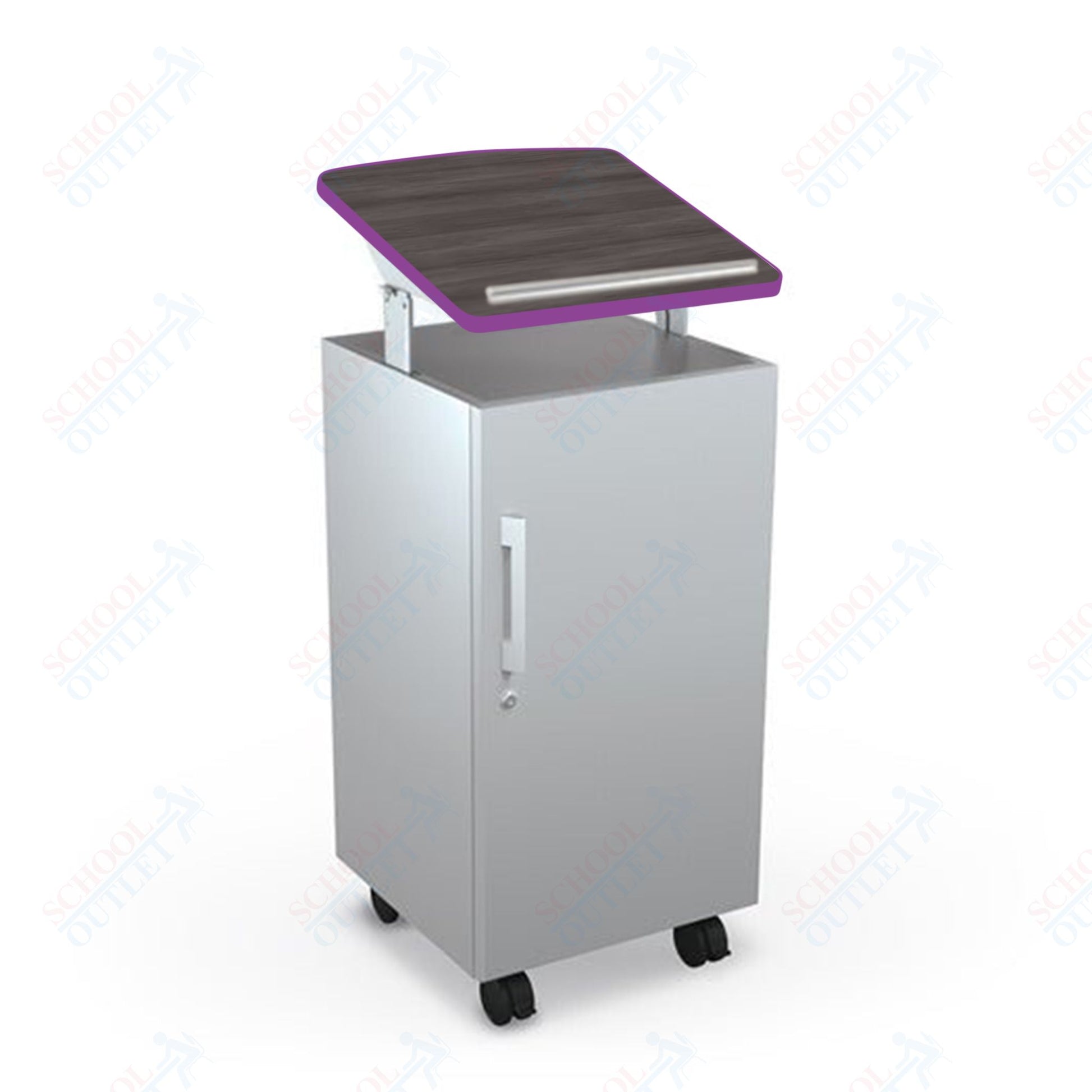 Mooreco Avid Podium - 43" - 49"H x 19.8"W x 20.8"D (Mooreco 91198) - SchoolOutlet