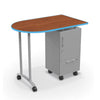 Mooreco Mobile Teacher Workstation II - Platinum Base 40