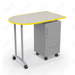 Mooreco Mobile Teacher Workstation II - Platinum Base 40