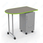 Mooreco Mobile Teacher Workstation II - Platinum Base 40