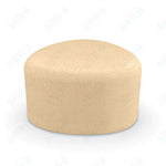 Mooreco Akt Soft Seating Lounge Small Ottoman - Grade 02 Fabric and Powder Coated Sled Legs