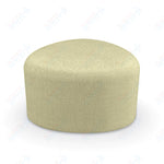 Mooreco Akt Soft Seating Lounge Small Ottoman - Grade 02 Fabric and Powder Coated Sled Legs
