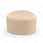 Mooreco Akt Soft Seating Lounge Small Ottoman - Grade 02 Fabric and Powder Coated Sled Legs