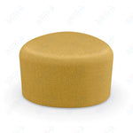 Mooreco Akt Soft Seating Lounge Small Ottoman - Grade 02 Fabric and Powder Coated Sled Legs