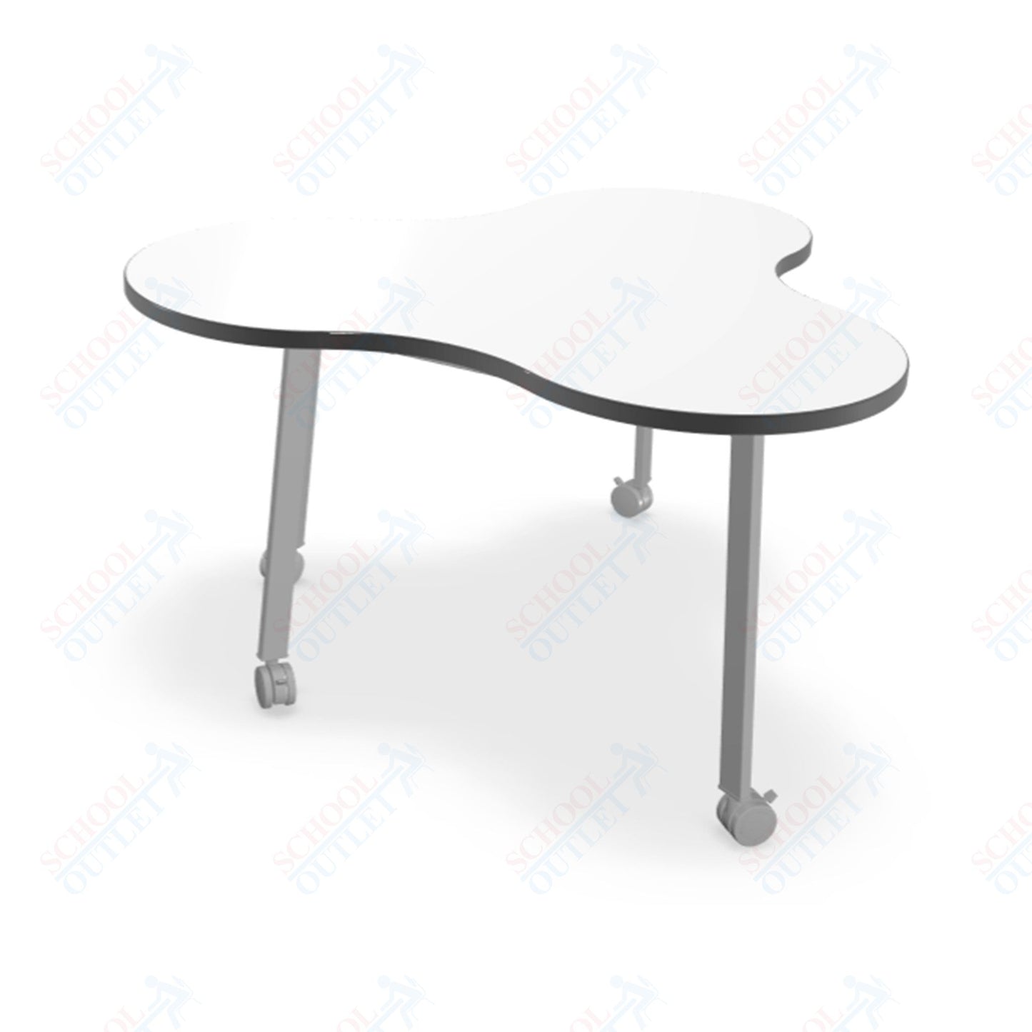 Mooreco Akt Table – Amoeba, Laminate Top, 29" Height