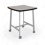 Mooreco Akt Table – Wavy Square, Laminate Top, Fixed Height Available in 29