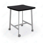 Mooreco Akt Table – Wavy Square, Laminate Top, Fixed Height Available in 29
