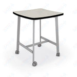 Mooreco Akt Table – Wavy Square, Laminate Top, Fixed Height Available in 29