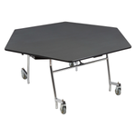 NPS EasyFold Mobile Cafeteria Hexagon Folding Table - 60