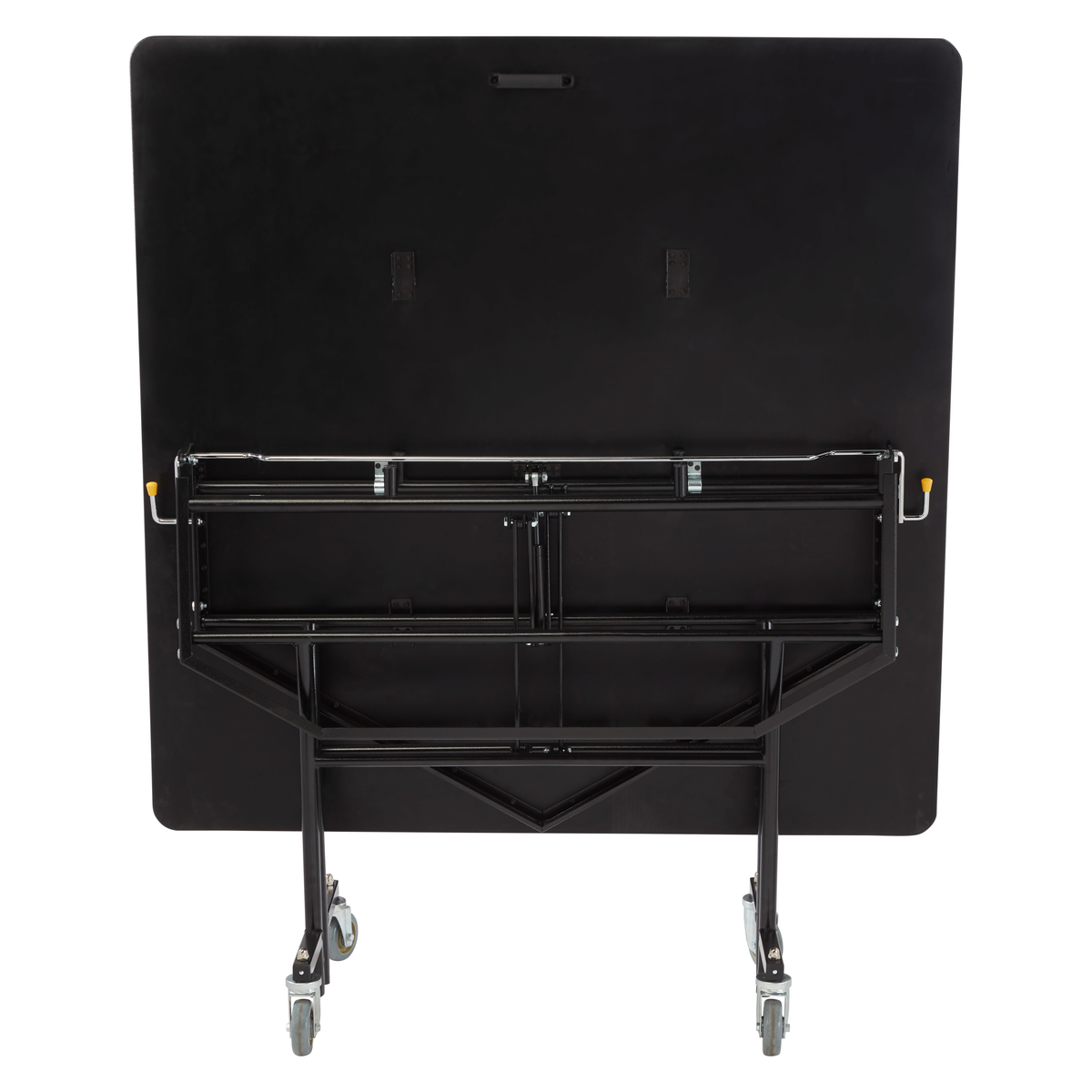 NPS EasyFold Mobile Cafeteria Square Folding Table - 60"W x 60"L x 25"H (NPS-MTSSF-60Q-XXX25)