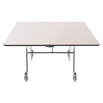 NPS EasyFold Mobile Cafeteria Square Folding Table - 60