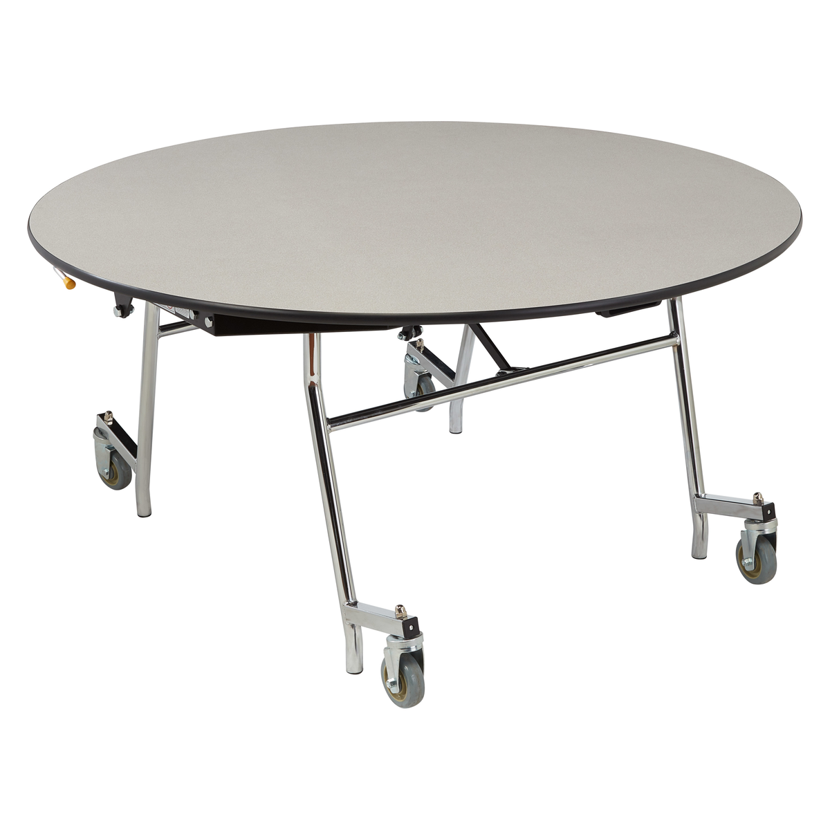 NPS EasyFold Mobile Cafeteria Round Folding Table - 60"W x 60"L x 25"H (NPS-MTSSF-60R-XXX25)
