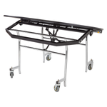 NPS EasyFold Mobile Cafeteria Hexagon Folding Table - 60