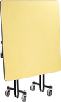 NPS EasyFold Mobile Cafeteria Square Folding Table - 48