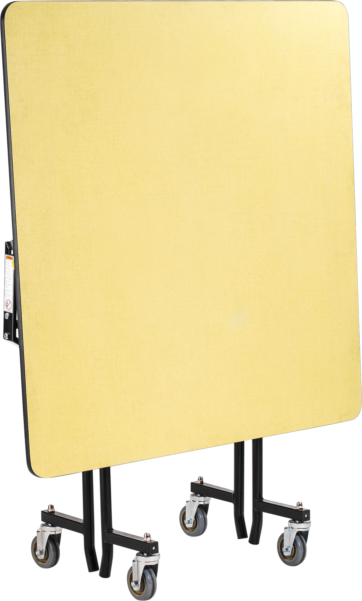 NPS EasyFold Mobile Cafeteria Square Folding Table - 48"W x 48"L x 42"H (NPS-MTSSF-48Q-XXX42)