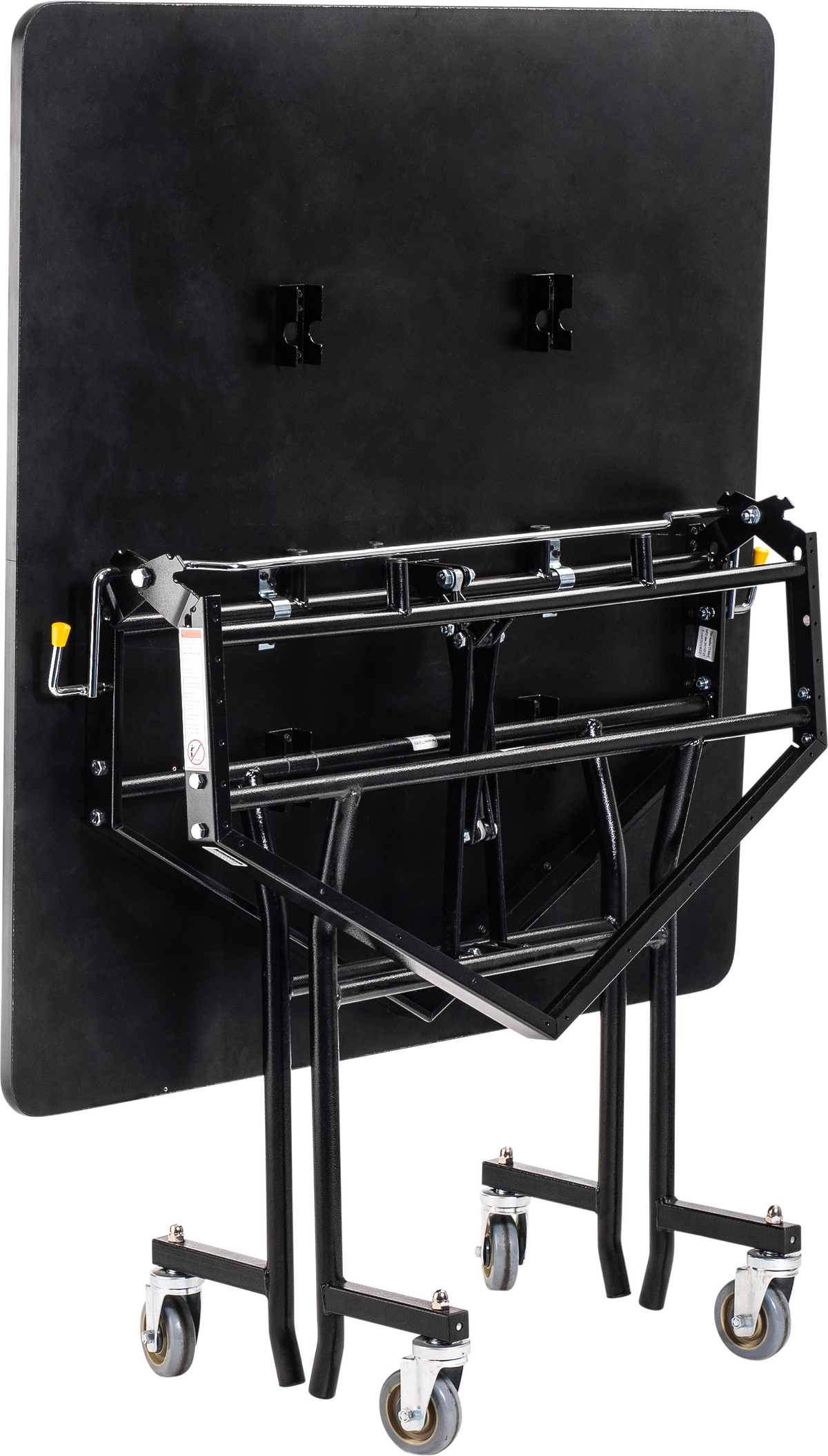 NPS EasyFold Mobile Cafeteria Square Folding Table - 48"W x 48"L x 29"H (NPS-MTSSF-48Q-XXX)