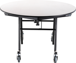 NPS EasyFold Mobile Cafeteria Round Folding Table - 48