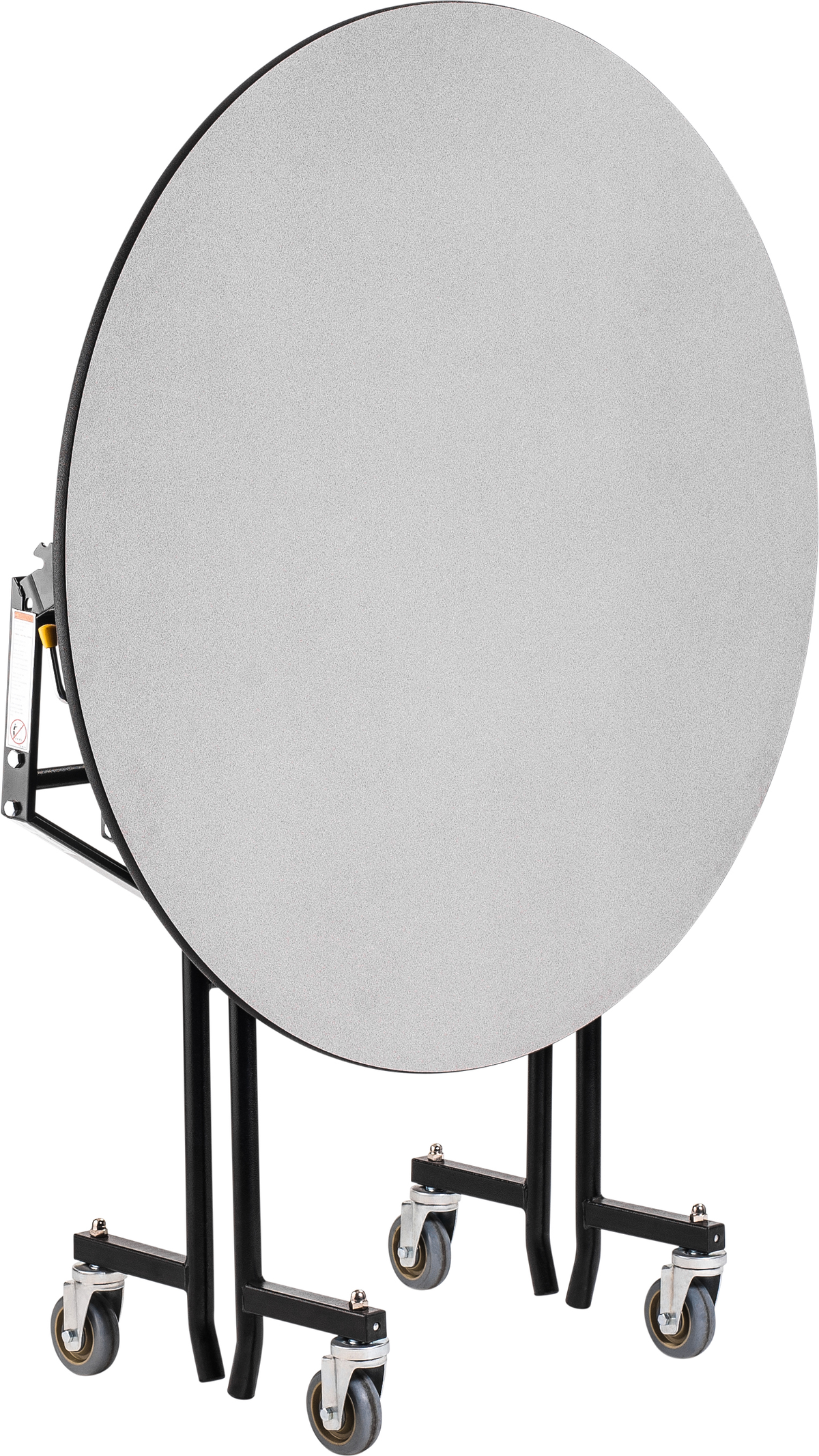 NPS EasyFold Mobile Cafeteria Round Folding Table - 48"W x 48"L x 25"H (NPS-MTSSF-48R-XXX25)
