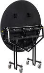 NPS EasyFold Mobile Cafeteria Round Folding Table - 48