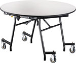 NPS EasyFold Mobile Cafeteria Round Folding Table - 48