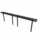 MyTcoat - Standard Outdoor Bench with Back - Inground Mount 10' L (MYT-BRT10-22)