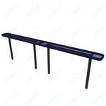MyTcoat - Standard Outdoor Bench with Back - Inground Mount 10' L (MYT-BRT10-22)