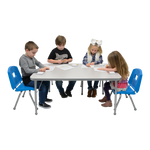 Mahar Creative Colors Rectangle Activity Table with Adjustable Height 60
