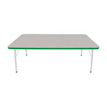 Mahar Creative Colors Rectangle Activity Table with Adjustable Height 72
