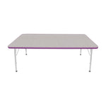 Mahar Creative Colors Rectangle Activity Table with Adjustable Height 72