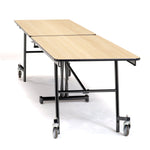 NPS 10' Mobile Cafeteria Rectangle Table Shape Unit - 30