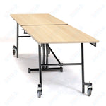 NPS 10' Mobile Cafeteria Rectangle Table Shape Unit - 30