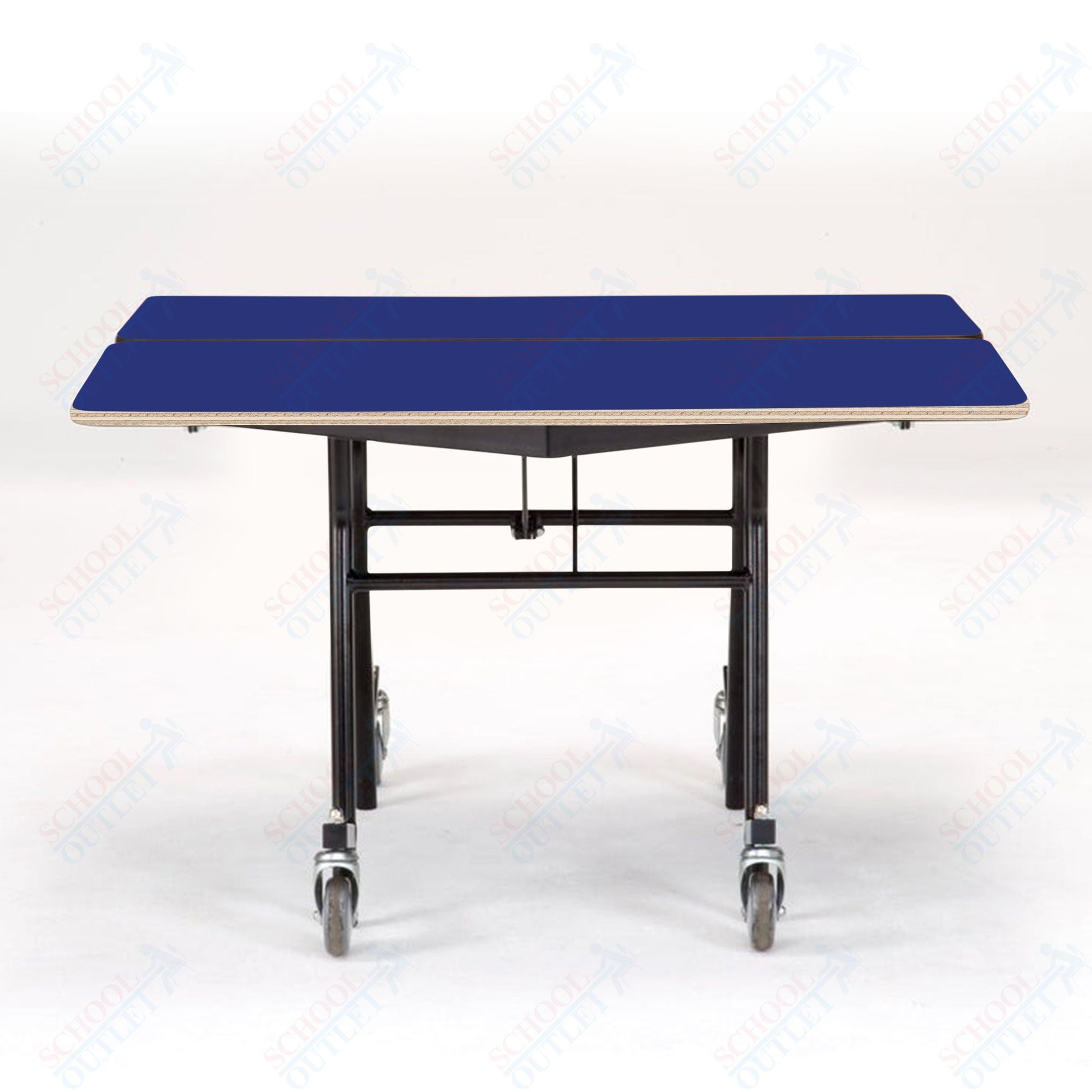 NPS Mobile Cafeteria Square Table Shape Unit - 48" W x 48" L (National Public Seating NPS - MT48Q) - SchoolOutlet