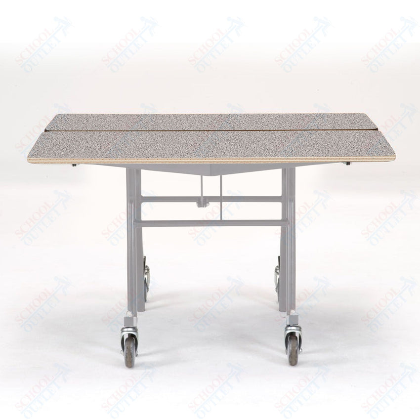 NPS Mobile Cafeteria Square Table Shape Unit - 48" W x 48" L (National Public Seating NPS - MT48Q) - SchoolOutlet