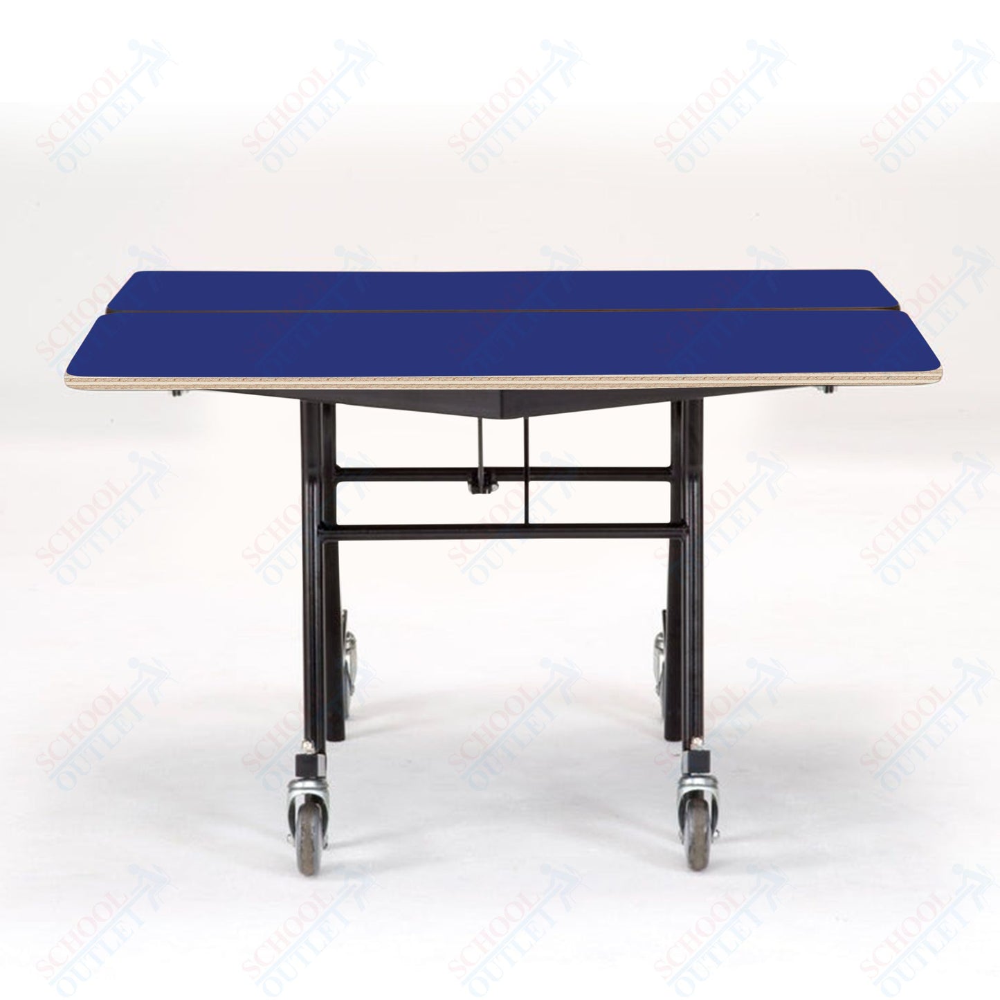NPS Mobile Cafeteria Square Table Shape Unit - 48" W x 48" L (National Public Seating NPS - MT48Q) - SchoolOutlet