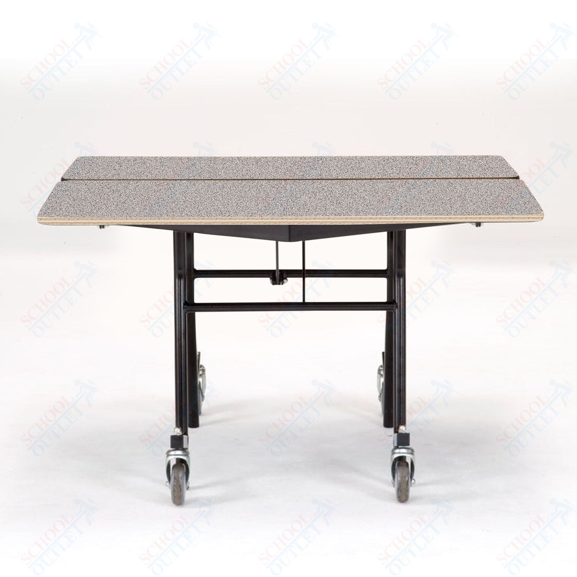 NPS Mobile Cafeteria Square Table Shape Unit - 48" W x 48" L (National Public Seating NPS - MT48Q) - SchoolOutlet