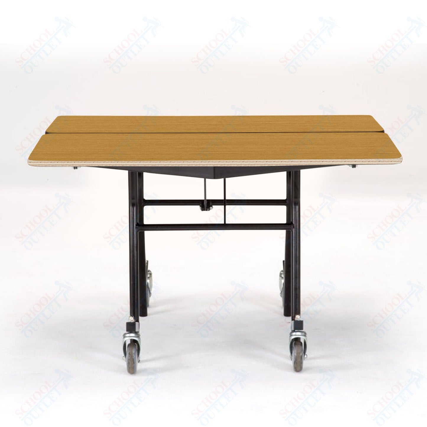 NPS Mobile Cafeteria Square Table Shape Unit - 48" W x 48" L (National Public Seating NPS - MT48Q) - SchoolOutlet