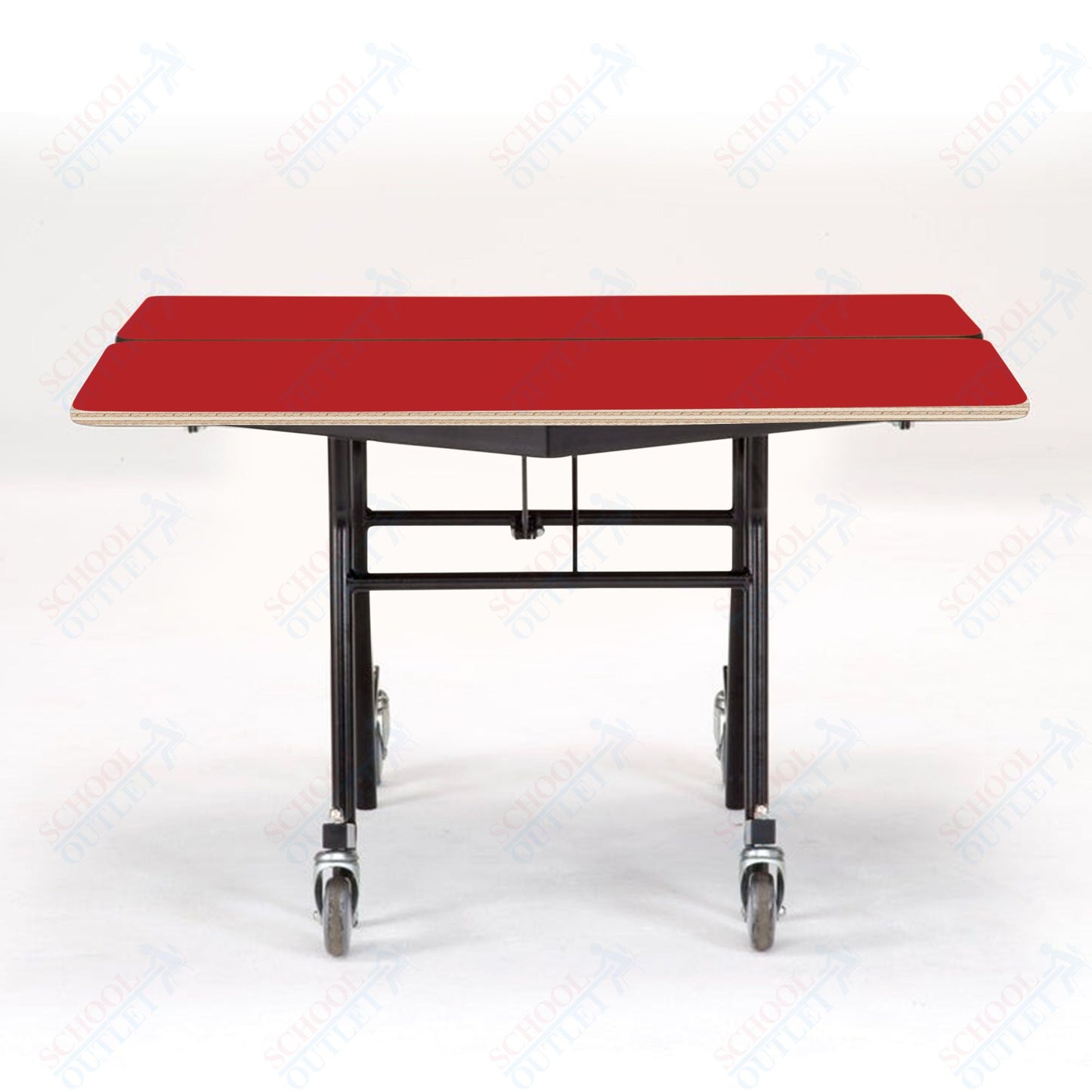 NPS Mobile Cafeteria Square Table Shape Unit - 48" W x 48" L (National Public Seating NPS - MT48Q) - SchoolOutlet