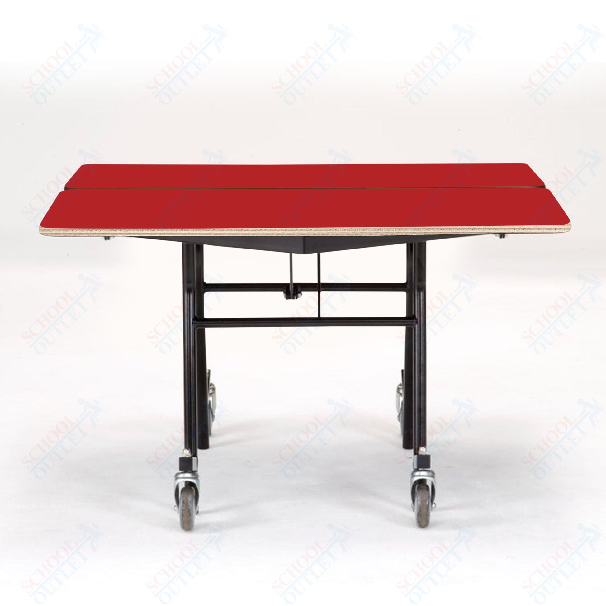 NPS Mobile Cafeteria Square Table Shape Unit - 48" W x 48" L (National Public Seating NPS - MT48Q) - SchoolOutlet