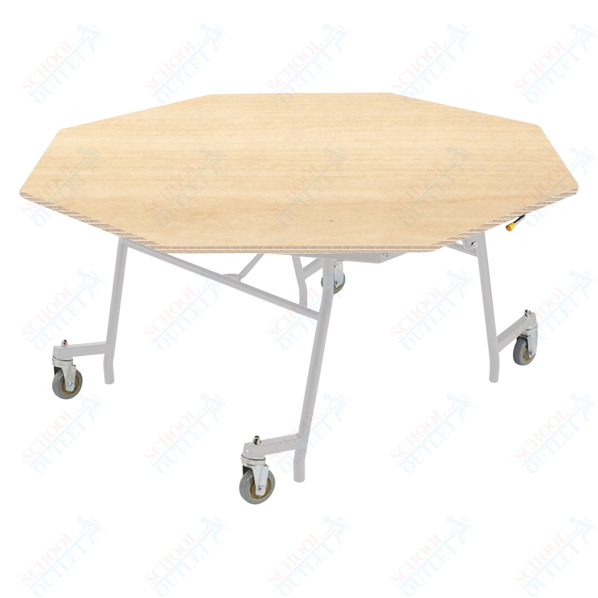 NPS EasyFold 60" Octagon Table (National Public Seating NPS - MTSSF - 60O) - SchoolOutlet