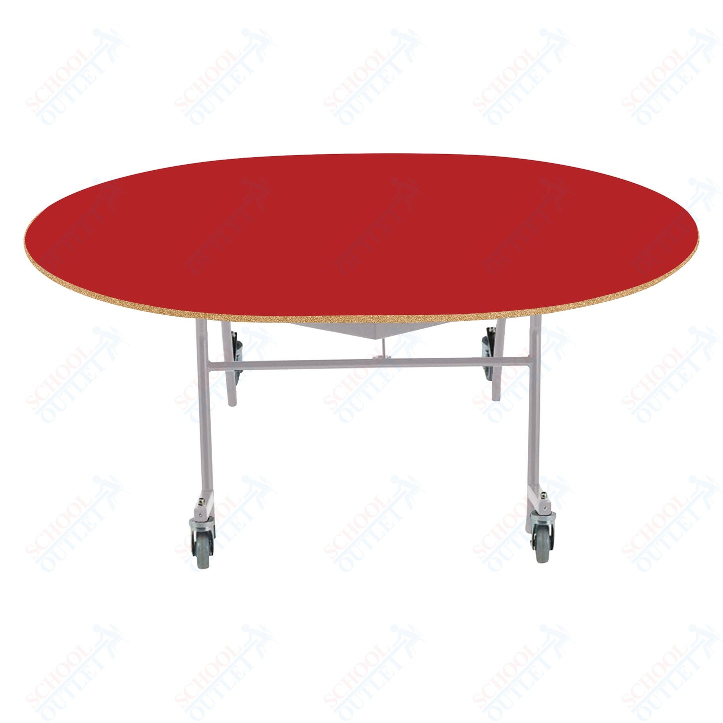 NPS EasyFold 60" x 72" Oval Table (National Public Seating NPS-MTSSF-60V)