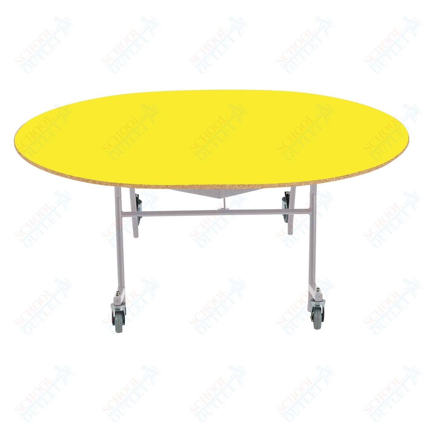 NPS EasyFold 60" x 72" Oval Table (National Public Seating NPS-MTSSF-60V)